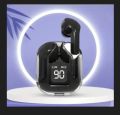 TWS 12 Mini Black Bluetooth Earbuds with Charging Case – Wireless Noise-Cancelling Earphones with Mic for Android & All Phones. 