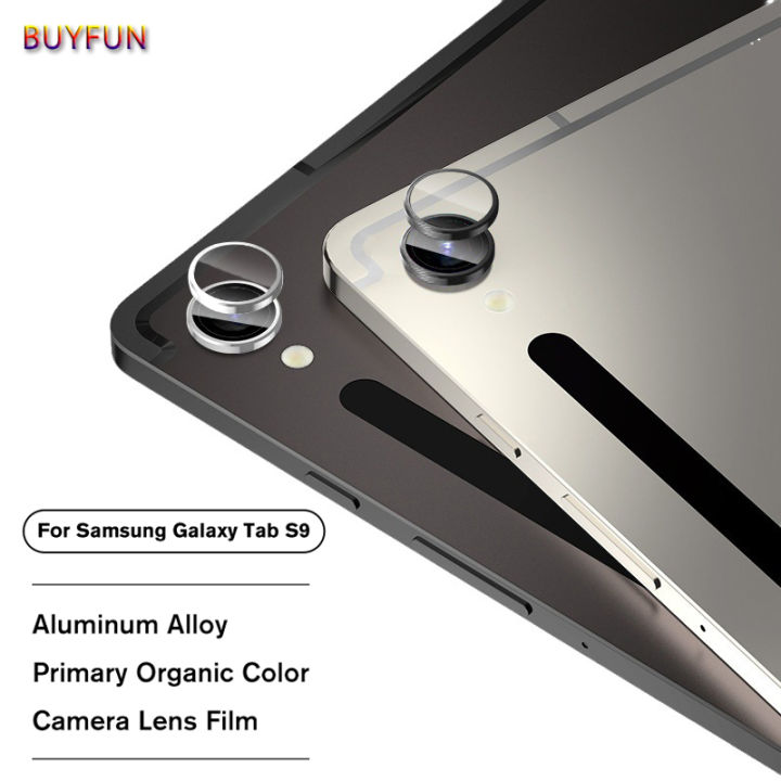 For Samsung Galaxy Tab S9 Aluminum Alloy Back Lens Cover For Samsung Galaxy TabS9 Metal Camera Protector Ring Case Anti Drop