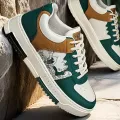 Sneakers for Men, All Season PVC Casual Style Sports Hiking Sneakers Blue & Beige Green Available. 