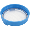 4 Pack Plastic Sprout Lids with Stainless Steel Screen for Mason Jars. 