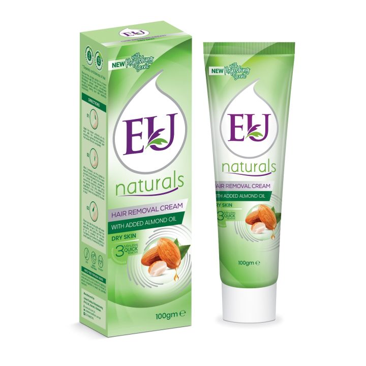 Eu Hair Removal Cream 100ml Tube for Dry Skin