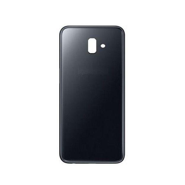 Samsung J6 Plus Case Rear Door Housing CoverBack Glass BatteryCoverPanel Replacement For Galaxy J6+ - Black