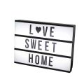 LED letter Light Box A4 Size letters light box Lamp Letters Card Cinema Light box Home Decoration Lamp,-(K.S.). 