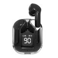 Air 31 Earbuds Wireless Crystal Transparent Bluetooth 5.3 Ear buds Wireless Headset Transparent Charging Case Heavy Bass Stereo Earphones Noise Reduction Sports Headset with Microphone Waterproof Headphone LED Digital Display. 