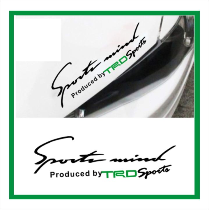 Car Sticker Sports Mind Produced by TRD Sports Stickers