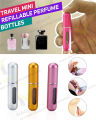 3 Pieces of Mini Refillable Glass Bottle-Portable Perfume Atomizer Bottle. 