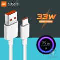 100% Original Xiaomi_33W USB Turbo Type-C Turbo Charger Cable For Mi 6A Type-C Fast Charging Data Cable Fast charging, Fast Transmission, Stronger Compatibility Mi Turbo Charge Type C Cable. 