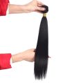 New 30-Inch Drawtring traight traight Virgin Remy Brazilian Hair Braided Bunch Of Human Hair Extended Human Hair Wig 1 Bundle. 