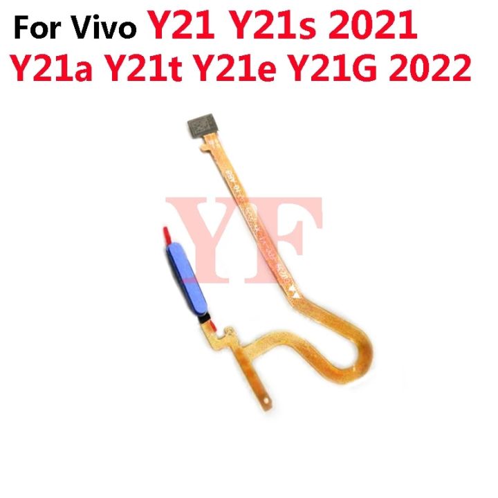 For VIVO Y21 Y21S Y21A Y21T Y21E Y21G 2021 2022 FingerPrint Touch ID Menu Return Key Sensor witch On Off Flex Cable