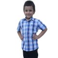 Cherish-Half Sleeve Boys cotton Check Shirt in stunning colors- cool and casual export quality half sleeve like tshirt soft shirt for men. 