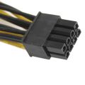 OYPFXMI 4X 8Pin to Dual 8Pin(6+2) Power Cable GPU Power Cable for Tesla K80 M40 M60 P40 P100. 