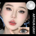 Shade Name: ARTHUR-GRAY Soft Color Contact Lenses / Lens / Eye Lenses / Fashion Lenses / Cosmetics Lenses High Quality Lenses With Free Water Kit. 