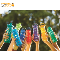 Water bottle with ice cube compartment 650 ml. 