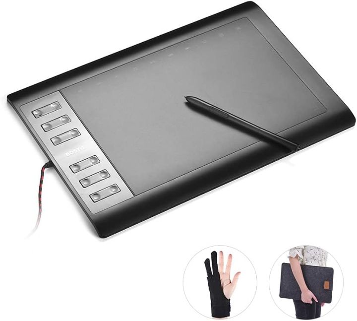 Bosto%201060%20Plus%20Digital%20Graphic%20Drawing%20Tablet,%20Drawing%20and%20Animation%20Pad,%2010''%20x%206''%20Work%20Area,%208192%20Levels%20of%20Pressure%20Sensitivity%20-%20Image%208