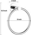 Hand Towel Ring Towel Holder Towel Rack for Bathroom Kitchen Stainless Steel (Chrome). 