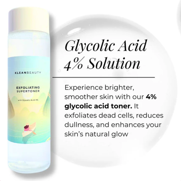 Klean%20Beauty%20-%20Exfoliating%20Super%20Toner%2055%20ml%20Glycolic%20Acid%20Toner%20for%20smooth,%20radiant%20skin%20Exfoliating%20toner%20for%20a%20brighter%20complexion%20Refreshing%20glycolic%20acid%20skincare%20for%20dead%20skin%20removal%20-%20Image%205