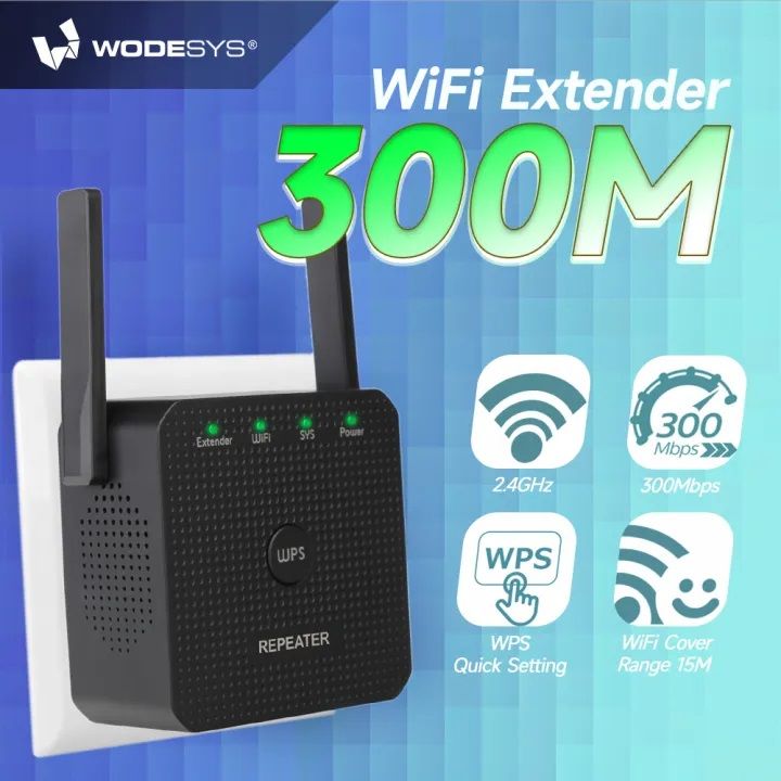 300Mbps Wireless WiFi Repeater WiFi Router 2.4G Access Point WI FI Long Range Signal Extender For Office Home Wireless Access Point Multi functions Branded