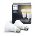 Philips hue A60 E27 White ambiance pack of 2 smart bulbs. 