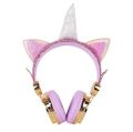 Cartoon Unicorn Wireless Headphone Girls Daughter Bluetooth 5.0 Headset Wireless Girls Kids Cartoon Stereo Earbuds Microphone Learning earphone. 