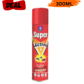 Super Active Insect Killer Spray 300ml/400ml/600ml - Fast-Acting, Long-Lasting Pest Control. 