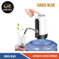 OASIS BLUE Wireless Smart Electric Water Pump Dispenser Bottle Portable Beverage Suction Automatic Suction Pump for Home Travel. 