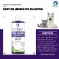 Ecotick,Tick and flea Shampoo for external parasites of cat and dog-100ml. 