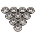 10 Pcs F688ZZ Flanged Radial Ball Bearings Metal Steel Double Shielded Flange Ball Bearing, 8 x 16 x 5mm for Motor. 