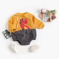 Autumn Winter Long Sleeve Baby Boys Girls Bodysuits Cute Animal Unisex Warm Fleece Infants Clothing Onesies Casual. 