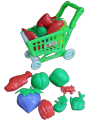 Shopping Trolley Toy Pretend Playsets Grocery Shopping Carts. 