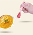 Silicone Baby Feeding Spoon Safety Baby Temperature Sensing Spoon Heat Toddler Food Feeding Spoons. 