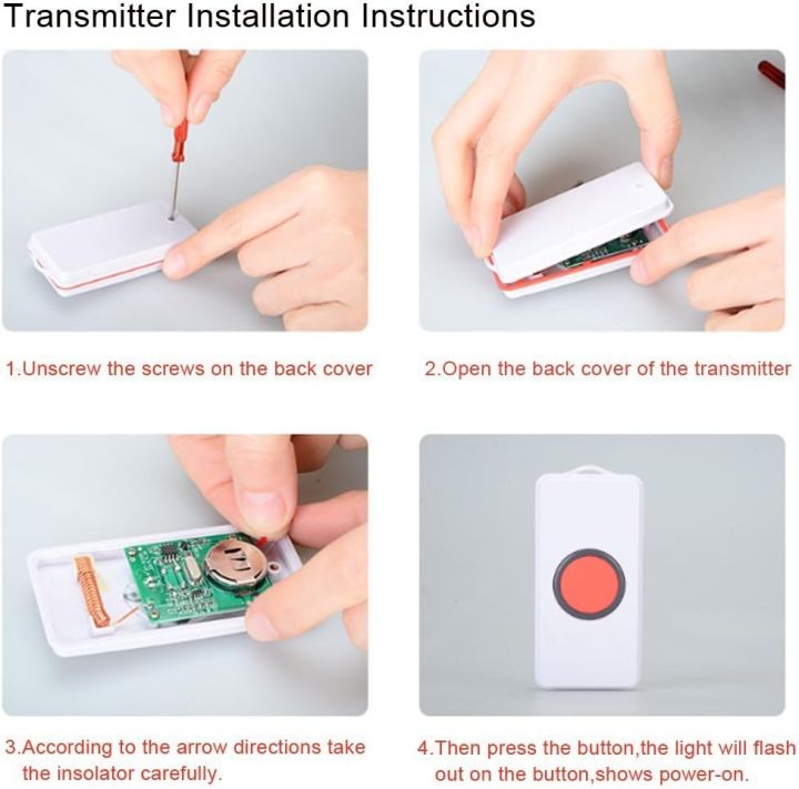 Wireless%20Caregiver%20Smart%20Personal%20Pager%20System%20Emergency%20Care%20Alarm%20Call%20Button%20Doorbell%20Nurse%20Alert%20System%20-500+ft%20Operating%20Range%20(2%20in%201)%20-%20Image%205