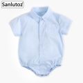 Fashion Summer Baby Boy Bodysuits Short Sleeve Cotton Baby Clothing Casual. 