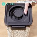 Vacuum Sealed Kitchen Container Stackable Bpa-free Food Storage Container Easy Air Extraction Wide-mouth Design Home Supplies Sealed Food Storage Container. 