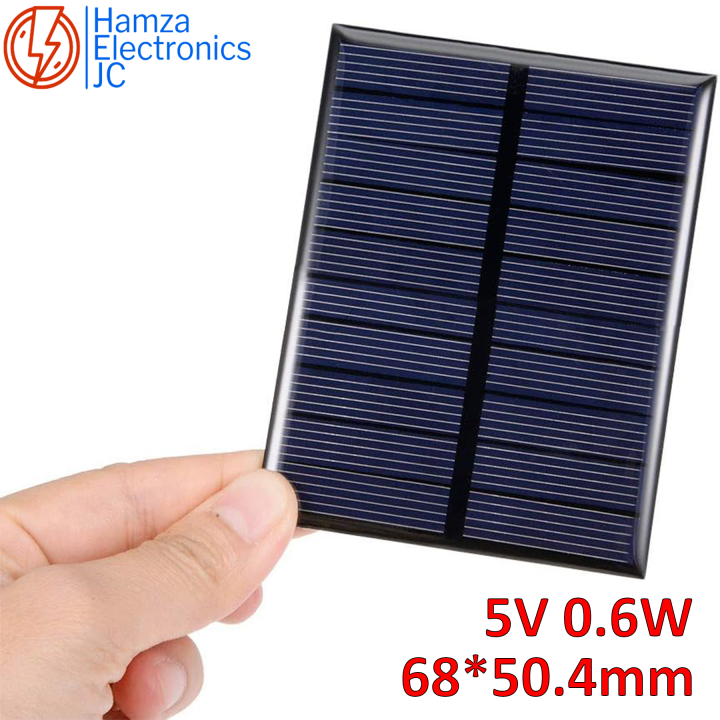 5V 0.6W, 5V 1.1W Small Solar Panel Module DIY Polysilicon for Toys ...