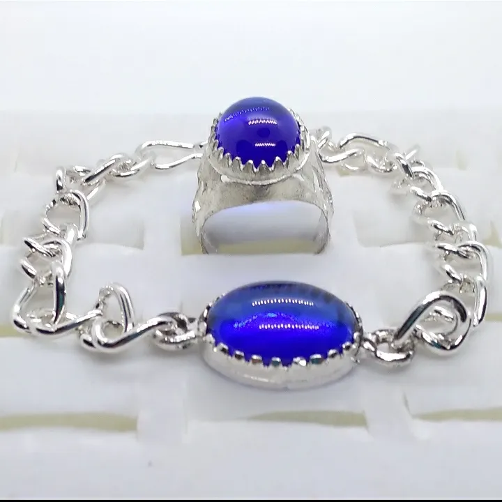 Pack%20of%202%20Blue%20Ring%20With%20Blue%20Bracelet%20For%20Men%20-%20Image%203