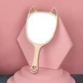 Wood Mirror Hand Mirror Makeup Mirror Vanity Mirror Vintage Mirror. 