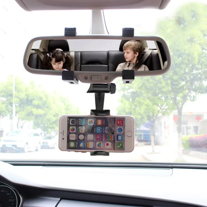 360%20Degree%20Rotation%20Car%20Rearview%20Mirror%20Mount%20Mobile%20Phone%20Stand%20Bracket%20Holder%20-%20Image%208