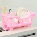 Plate Dish Rack - Dish Rack - Water Drainer Plate Rack Dish Rack - Kitchen Storage Rack - Kitchen Dish Drying - Rack kitchen Organizer Utensils Drying Rack[]Multicolor] Sponge Holder  Kitchen Storage Accessories Kitchen Sink Dish Drainer Drying. 