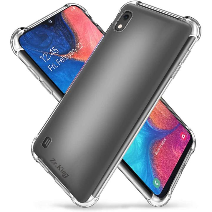 Samsung Galaxy A10 Anti Shock Corner Bumper 1.5mm Air Bag Soft Transparent Panda Jelly Cover U1
