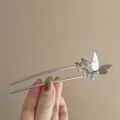 Korean Hair Fork Accessories Hairpins Alloy Metal Butterfly Hair Forks Sticks for Women. 