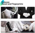 White Cotton Inner Gloves for Summer, Lightweight and Breathable Hand Protection for Men and Women, Soft Skin-Friendly Fabric, UV-Resistant Unisex Work Gloves, Hydrating Gloves for Dry Skin. 