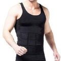 Slim 'n Lift Slimming Vest for Men (Black). 