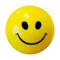 Stress Relief Ball, Smiley Squeezers for Relieving Hand Exercise (1 Ball) Material: Foam , Color: Yellow. 