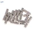 10x Copper Barrel Gift Wooden Box Cylindrial Hinge Hidden 25*5mm. 