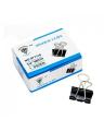 Pack of 12 - Binder Clip 3/4 inch Width 19 mm. 