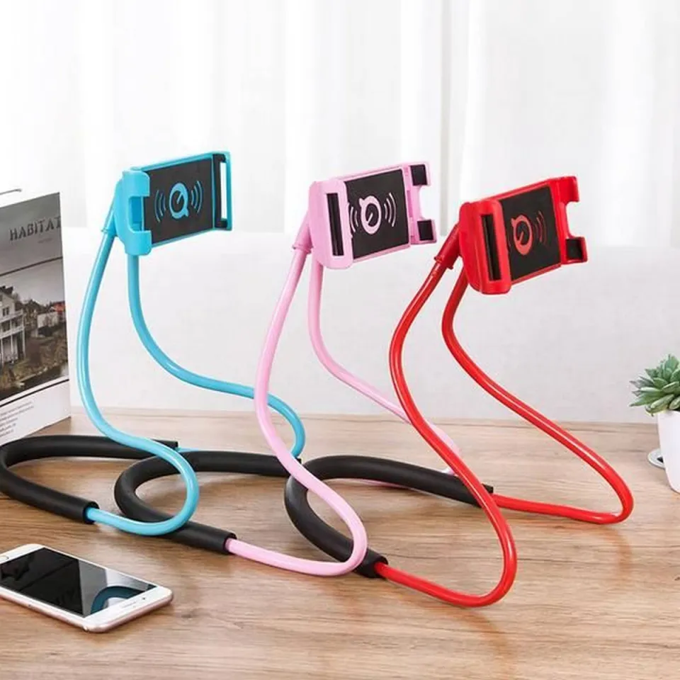 Lazy Bendable Flexible Hang Neck Phone Holder 360 Degree Rotation