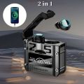 Original m25 tws wireless earbuds 5.3 gaming buds with powerbank 9d hifi earphone. 