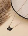 Luxuria Gold Stylish Duck Pendant Swan Chain Necklace For Women's & Girls. 