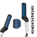Modeling Comb Hair Straightener Hair Iron Men Quick Beard Straightener Styler Comb Perfuw Upgraded Electric Anti-Scald Modeling Comb Men's Hair Straightening Comb, Anti Static, Efficient For Styling And Hair Fashioning. 
