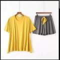 Soft jersey fabric short  wear suit. 